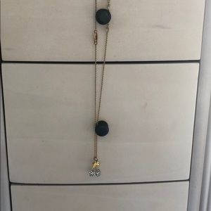 Juicy couture gold and silver cherry necklace